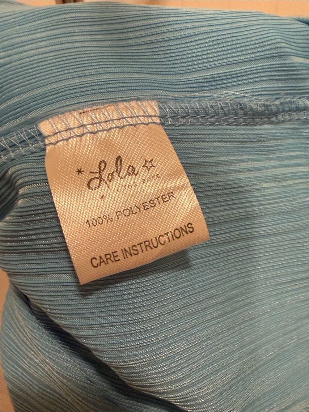 Lola and the Boys Paillette Metallic Skort - Picture 4 of 6
